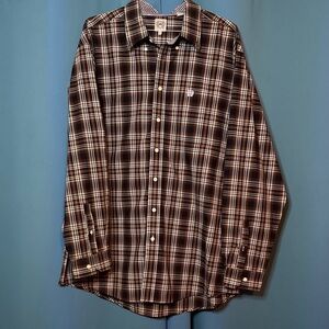 Cinch Black and White Plaid Casual Shirt
